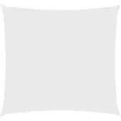 vidaXL Voile d'ombrage Oxford Tissu Carré 3x3 m Blanc