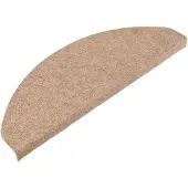 vidaXL Tapis d'escalier autocollants 15 pcs 65x22,5x3,5 cm Beige