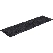 vidaXL Tapis d'escalier autocollants 15 pièces 76 x 20 cm Gris Rectangulaire