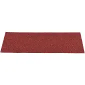 vidaXL Tapis d'escalier autocollants 15 pièces 60 x 25 cm Rouge bordeaux Rectangulaire