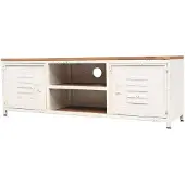 vidaXL Meuble TV 120x30x40 cm Blanc245457