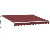 vidaXL Store automatique rouge bourgogne 300x250 cm