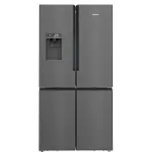 Siemens iQ500 KF96DAXEA frigo américain Pose libre 574 L E Noir, Acier inoxydable