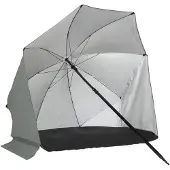 VirtuFit Parasol de plage avec pare-brise