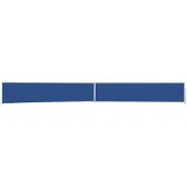 vidaXL Marquise latérale extensible 170x1200 cm Bleu