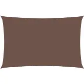 vidaXL Voile de parasol tissu oxford rectangulaire 2,5x5 m marron
