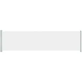vidaXL Marquise latérale extensible 600x160 cm Crème