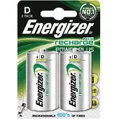 Energizer Power Plus Akku NiMH D (HR20) 1.2V 2500mAh (2er Blister)