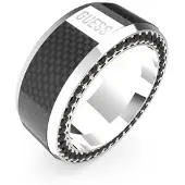 GUESS - JUMR04041JWSTBK64 - Bague - Heren - Acier inoxydable - Taille 64