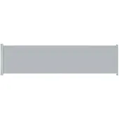 vidaXL Garden Screen ausziehbar 600x160 cm Grau