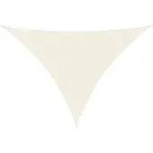 vidaXL Voile d'ombrage Oxford Tissu Triangulaire 3x3x4,24 m Crème