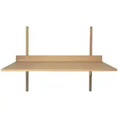Ferm Living Sector Bureau Natural Oak| Brass