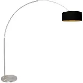 Steinhauer Lampe à arc Sparkled Light métal avec abat-jour noir