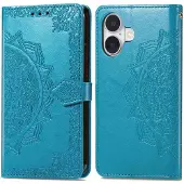 IMoshion Etui de télephone Mandala Apple iPhone 16 - Turquoise