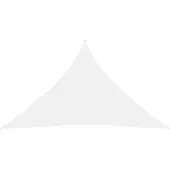 vidaXL Voile d'ombrage Oxford Tissu Triangulaire 4x4x5,8 m Blanc