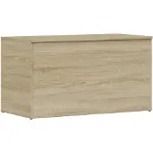 vidaXL Coffre de rangement Chêne Sonoma 84x42x46 cm Bois composite