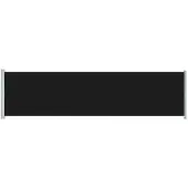 vidaXL Marquise latérale extensible 600x160 cm Noir