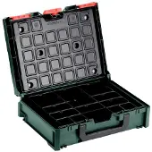 Metabo metaBOX 118 Organizer mit 12 Sortimo Einsatzboxen für Kleinteile, Zubehör