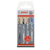 Bosch Powertools Jigsaw Blade Set 15 Pieces Blanc,Argenté