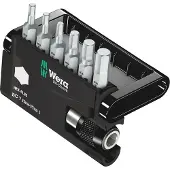 Wera Coffret d'embouts hexagonaux - - Hex-Plus 8040-6 - Coffret 6 pièces - Embouts 6 pans - Longueur 25 mm