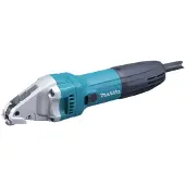 Makita Cisaille à tôle JS1601J Puissance 380W Nombre de courses 4500 1/min Puissance de coupe 400N/mm2 1,6mm Rayon de coupe 250mm