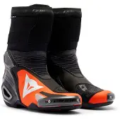 Dainese Axial 2, bottes ,Noir/Rouge Néon/Blanc ,43 EU