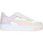 Puma Baskets basses 'Carina Street' jaune pastel / violet pastel / rose pastel / blanc