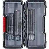 Bosch Tough Box Wood Precision Jigsaw Blade Set 30 Units Argenté