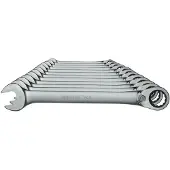 Gedore R07205012 Jeu De Clés À Cliquet Annulaires/combinées - 8-19mm - 12 Pièces