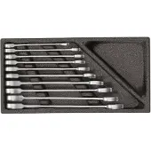 Gedore R22150003 Jeu De Clés À Cliquet Annulaires 10 Pièces - 8 -19mm