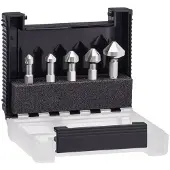 Wiha 28027 Jeu d'embouts fraises coniques - 5pcs - 1/4"