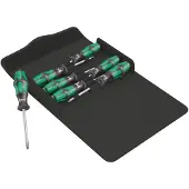 Wera Jeu de tournevis Kraftform 300/7 (Cruciforme PZ, Recouvrement cruciforme Phillipps (PH), TX)