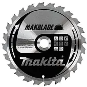 Makita Lame carbure MAKBLADE B-33679, pour scies sur table, 260/30/24 Bois