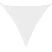 vidaXL Voile de parasol tissu oxford triangulaire 3x3x3 m blanc