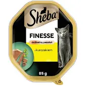 Sheba Finesse tray Alimentation humide complète pour chats adultes avec mousse de poulet 22x85g