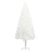 vidaXL Arbre de Noël artificiel aiguilles réalistes blanc 240 cm