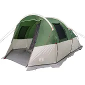 vidaXL Tente tunnel 4 personnes Vert Étanche