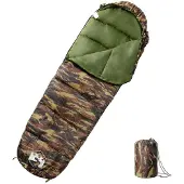 vidaXL Sac de couchage momie pour adultes camping 3 saisons
