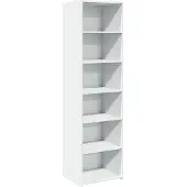 vidaXL Highboard blanc 50x41x185 cm Bois composite