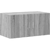 vidaXL Armoire murale Gris Sonoma 80x42,5x40 cm Bois composite
