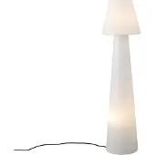 QAZQA Lampadaire d'extérieur intelligent blanc avec LED A60 IP44 - Katrijn