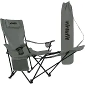 VirtuFit Chaise pliante avec repose-pieds