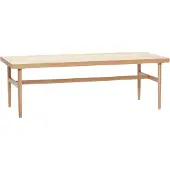 Hubsch Table Basse À Chevrons Naturel | 881307