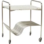 Hubsch Chariot Pretty Wave Terrazzo/nikkel | 021309