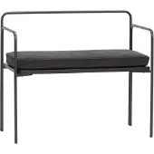 Hubsch Banc De Transport Noir | 021102