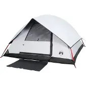 vidaXL Tente de camping dôme 4 personnes blanche foncée étanche à l'eau