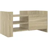 vidaXL Armoire TV Chêne Sonoma 80x35x40 cm Bois composite