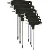 VAR Set Of 7 P Handled Hex Wrenches Tool Noir