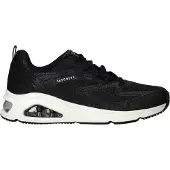 SKECHERS Baskets basses 'Tres-Air Uno' noir / blanc