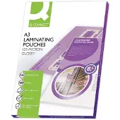 Q-CONNECT 303x426 125mc Laminating Bag Clair